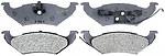 Raybestos sgd751m rear semi metallic pads