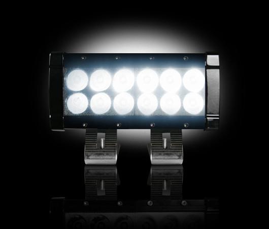 Recon double row led  light bar (clear lens 12 diodes - spotlight style) 