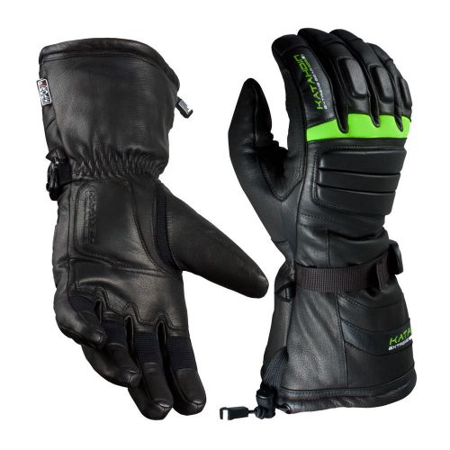 Katahdin apex leather winter gloves green