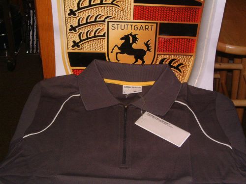 Porsche design driver&#039;s selection nos dk. grey polo golf shirt usa:s, euro:m nib