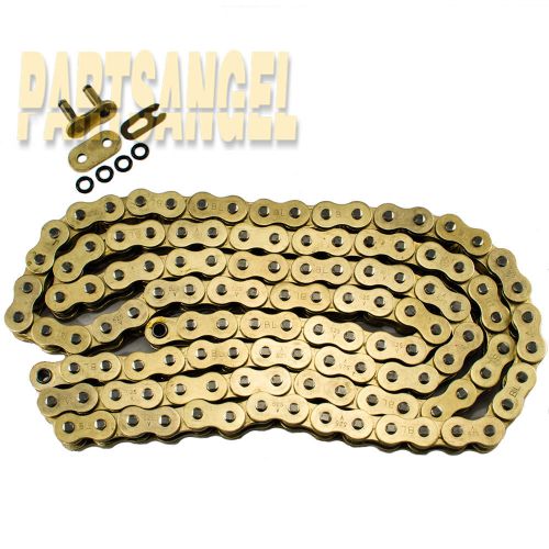 525 gold o-ring chain 118 links for motorcycle