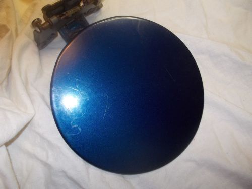 Original 6&#034; chevrolet blue fuel door cover