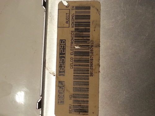 1997 cadillac seville temperature control module part # 16251296