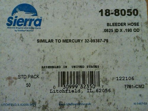 Sierra 18-8050 bleeder hose mercury 32-99387-79