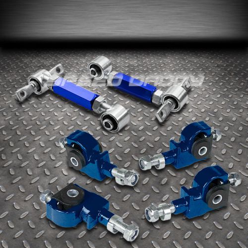 Blue rear camber+front adjuster suspension kit 88-95 civic/crx ed/ee/integra dc