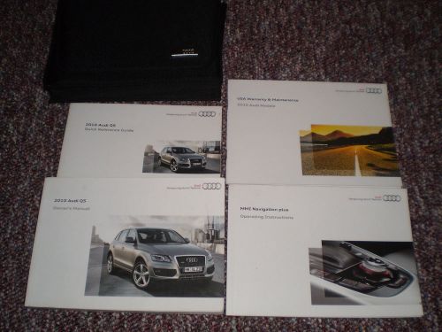 2010 audi q5 suv owners manual books navigation guide case all models