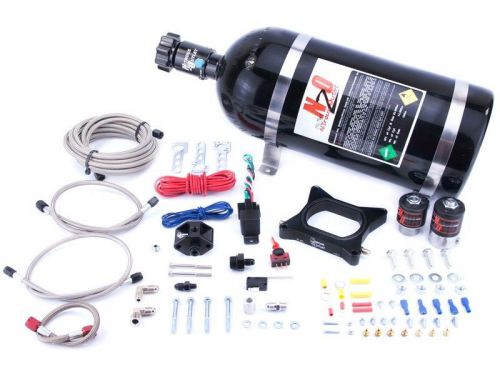 Nitrous outlet wet plate nitrous kit - 1996-2004 mustang 4.6l 50-200hp jetting