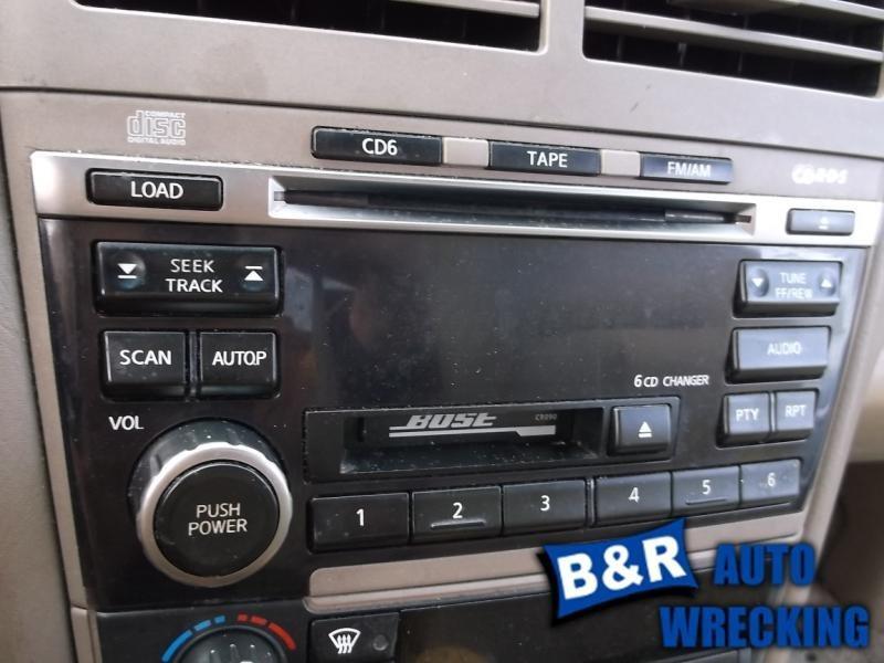 Radio/stereo for 02 03 04 infiniti i35 ~ recvr am-fm-stereo-cass-cd bose