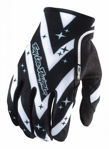 New troy lee designs tld xc phantom mx dirtbike mtb gloves black/white all sizes