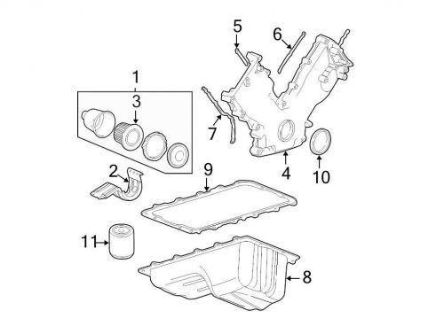 Ford oem engine crankshaft seal f65z6310a image 10