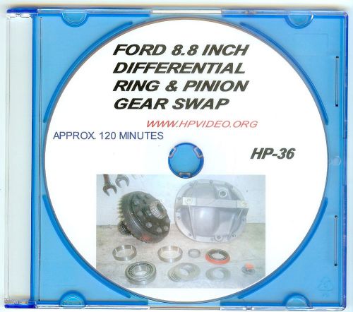 How to swap your ford mustang gt 8.8&#034; rear ring &amp; pinion gears.video &#034;dvd&#034;