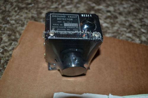 Aviation aircraft ground fault detector p/n 436-2