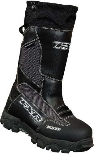 New fxr-snow excursion adult boots, black, mens 7/womens 9