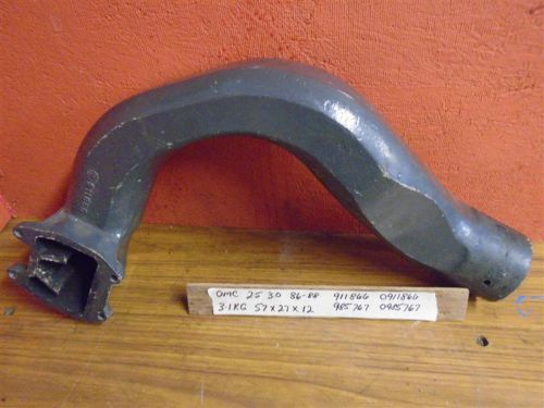 Omc cobra sterndrive 2.5 3.0 4cyl 1986-1988 exhaust pipe 911866 985767