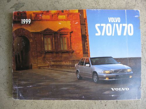 1999 volvo s70/v70 owners manual sedan wagon car s70 v70