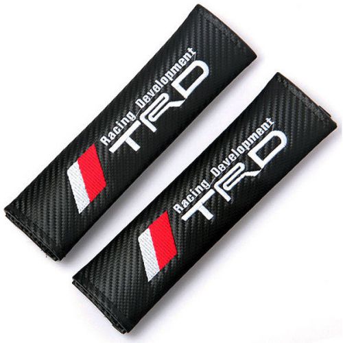 2pcs toyota trd racing car seat belt cover pads shoulder cushion for toyota