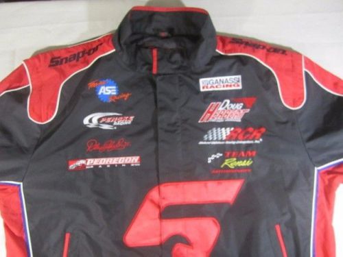 Snap on penske racing dale earnhardt embroidered racing jacket xl black