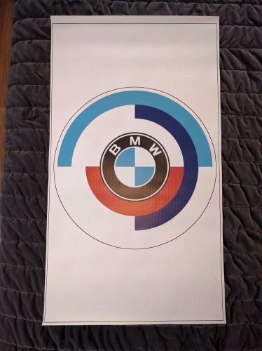 Bmw motorsport banner 20&#034;7/8 x 36&#034;1/8