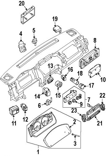 Nissan 24813ea405 genuine oem cover