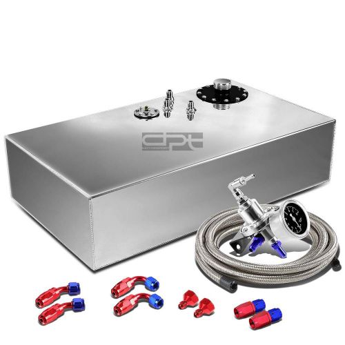 17 gallon top-feed aluminum reserved tank+cap+steel line kit+pressure regulator