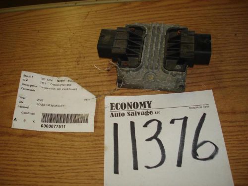 Chevrolet equinox chassis brain box transmission; (lh shock tower) 05 06