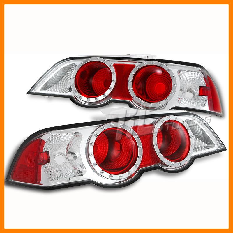 02-05 acura rsx clear brake tail signal lights lamp l+r