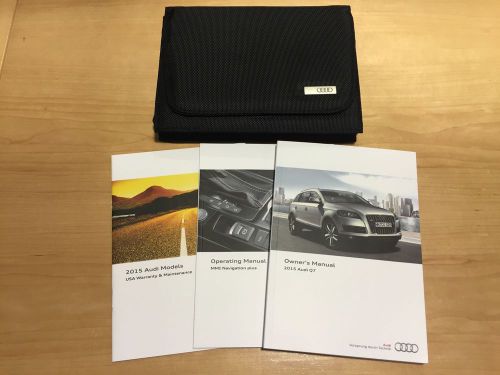 2015 audi q7 owners manuals