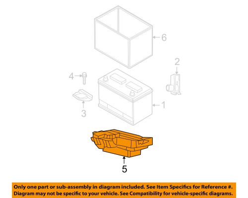 Chrysler oem-battery tray 68053342ag