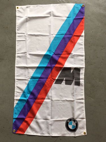 Bmw m sport banner flag - alpina hartge hamann m1 m3 m4 m5 m6 e30 z3 3.0cs e30