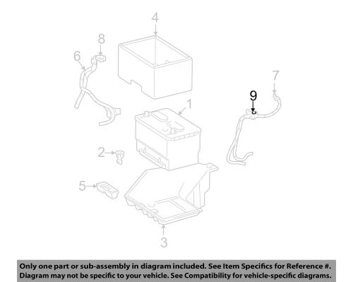 Dodge chrysler oem 06-07 ram 1500 4.7l-v8 battery-terminal 5161306aa