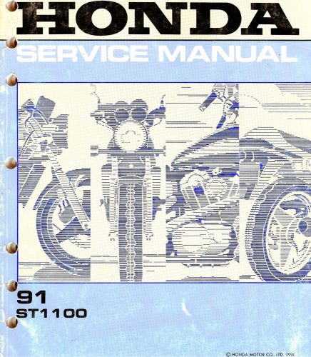 1991 honda st1100 motorcycle service manual -st 1100-pan european
