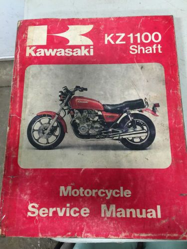 Kawasaki motorcycle kz1100 shaft service manual 1981-1982 pn 99924-1032-01