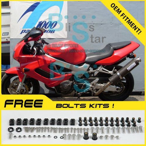 Fairings bodywork bolts screws set for honda vtr1000f 1995-2005 03 g7