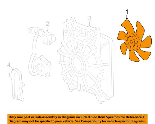 Honda oem condenser-fan blade 38611pna003