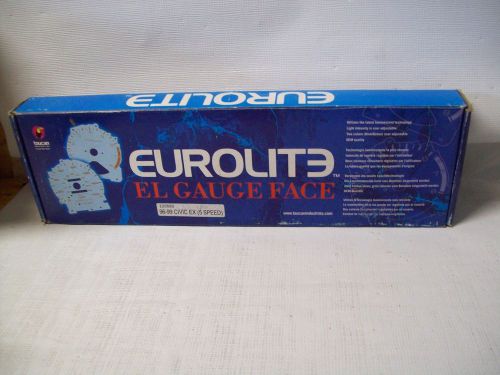 Eurolite gauge face 96-99 civic ex 5 speed 220580