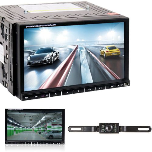 No gps double 2 din 7&#039;&#039; car stereo dvd cd mp3 player radio usb/sd+ipod+tv+camera