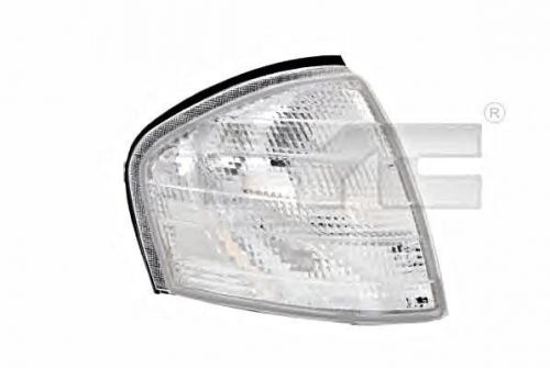 Chrome crystal clear corner light right fits mercedes w202 sedan 1993-2000