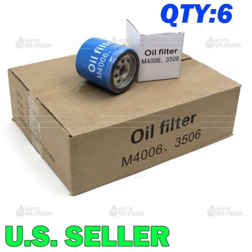 6pc for gmc sierra gas engine oil filter spin-on full flow vo58/51041/51042/a11