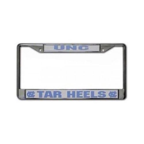 North carolina tarheels chrome license frame.  free screw caps included