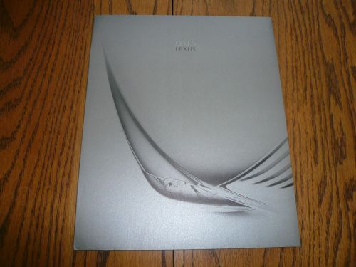 2008 lexus es sales brochure/porfolio