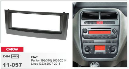 Carav 11-057 1din car radio dash kit panel for fiat punto 2005-14, linea 2007-11