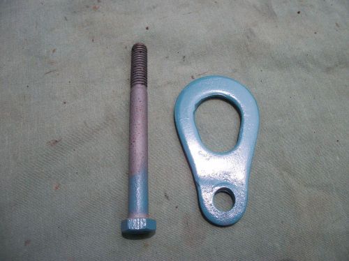 Used 64-80 pontiac front  engine pull tab- bracket and bolt.  read description .