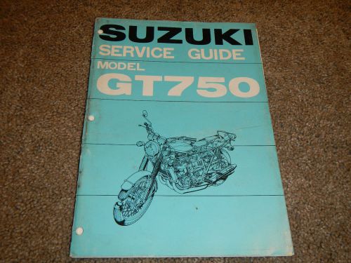 1972 72 suzuki gt750 gt 750 water buffalo shop service repair manual