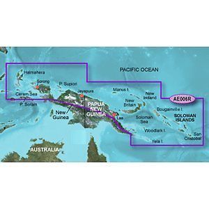 Garmin bluechart g2 - hxae006r - new guinea north - microsd &amp; sd