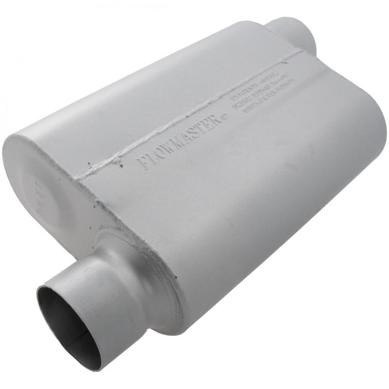 Flowmaster 40 delta flow muffler - 3.00 offset in / 3.00 offset out - aggressive