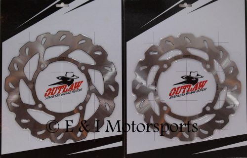 Kawasaki klx450r klx450 klx 450r 450 **front &amp; rear brake rotor disc set**