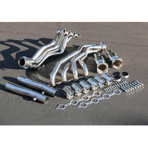 Ls2 6.0 v8 stainless steel long-tube header exhaust manifold 05-06 pontiac gto