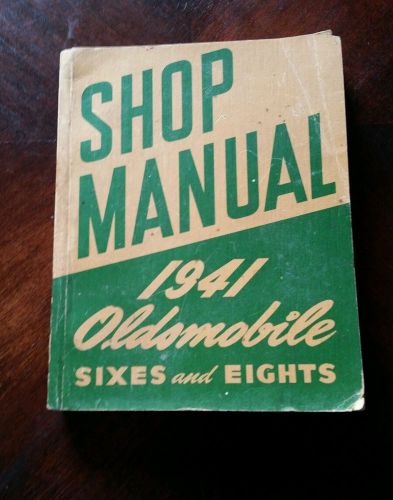 1941 oldsmobile shop service repair manual engine drivetrain electrical book