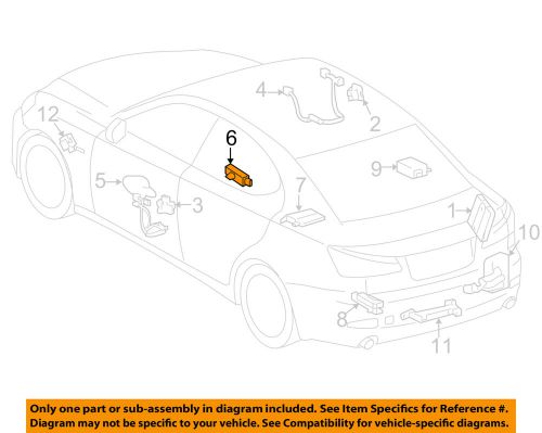 Lexus toyota oem 07-15 ls460 keyless entry-transmitter 8999230090