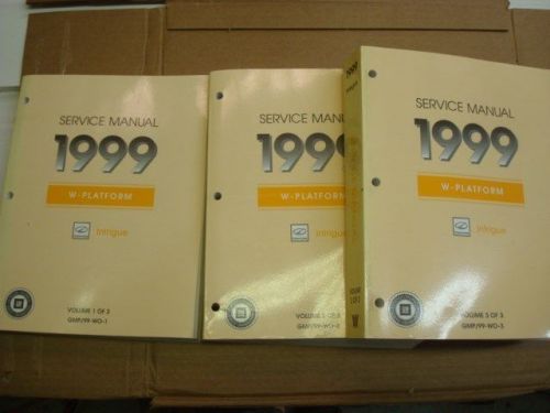 1999 olsmobile intrigue oem factory dealer service shop repair manual 3 vol set